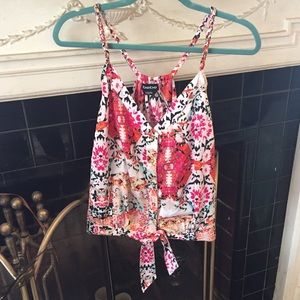 Bebe floral tank